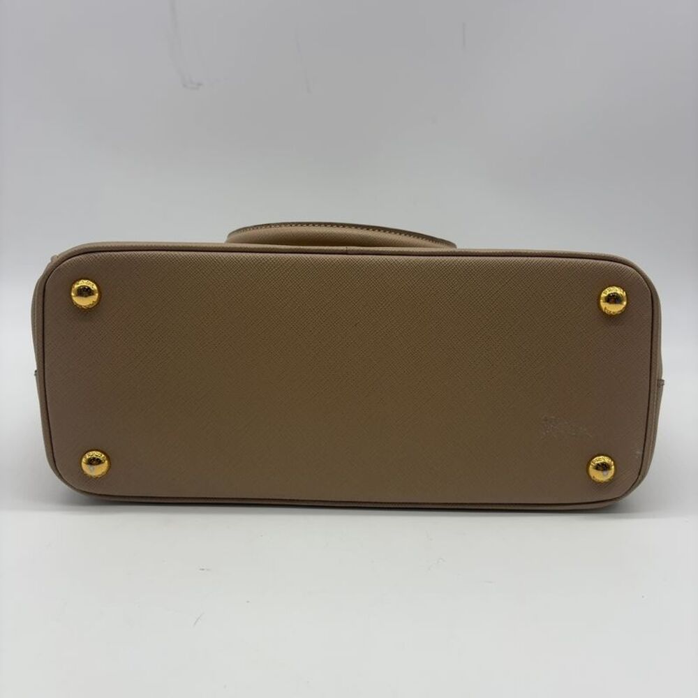 Prada Saffiano Beige Leather Satchel - Picture 7 of 8